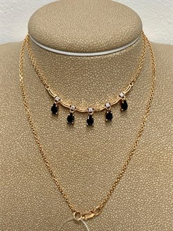 *Колье р.45 Синий Сапфир цв Красное 6-311-02-959 вес 4,42 г - фото 165907 *Колье р.45 Синий Сапфир цв Красное 6-311-02-959 вес 4,42 г - фото 165907
