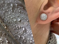 *Пусеты Белый Фианит арт. 02-1407/00КЦ-00-999 вес 1,77 г - фото 167426 *Пусеты Белый Фианит арт. 02-1407/00КЦ-00-999 вес 1,77 г - фото 167426