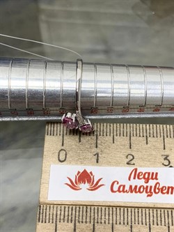 *Кольцо р.17 Розовый Топаз цв Белое арт. К222-6110ТРз-593 вес 2,08 г - фото 167925 *Кольцо р.17 Розовый Топаз цв Белое арт. К222-6110ТРз-593 вес 2,08 г - фото 167925