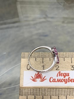 *Кольцо р.17 Розовый Топаз цв Белое арт. К222-6110ТРз-593 вес 2,08 г - фото 167934 *Кольцо р.17 Розовый Топаз цв Белое арт. К222-6110ТРз-593 вес 2,08 г - фото 167934