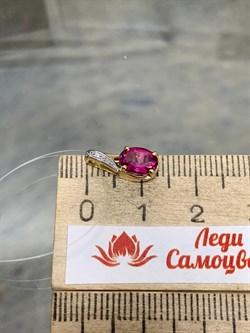 *Кулон Розовый Топаз цв Лимонное арт. П322-899ТРз-067 вес 0,88 г - фото 168004 *Кулон Розовый Топаз цв Лимонное арт. П322-899ТРз-067 вес 0,88 г - фото 168004