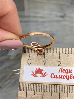 *Кольцо р.19 Розовый Топаз цв Красное арт. К122-6110ТРз-923 вес 2,21 г - фото 168056 *Кольцо р.19 Розовый Топаз цв Красное арт. К122-6110ТРз-923 вес 2,21 г - фото 168056