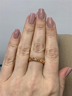 *Кольцо р.17,5 Триглав арт. 01-3260/0000-06-696 вес 2,56 г - фото 168754