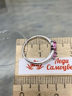 *Кольцо р.15 Поцелуйчик Розовый Топаз арт. 01-3259/00ТР-00-510 вес 2,08 г - фото 169262 *Кольцо р.15 Поцелуйчик Розовый Топаз арт. 01-3259/00ТР-00-510 вес 2,08 г - фото 169262