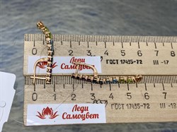 *Серьги Радуга Микс цв Красное арт. С120-5517М23-2-008 вес 3,6 г - фото 171008