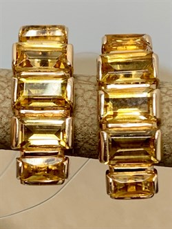 *Серьги Цитрин цв Красное арт С120-5473Ц-963 вес 3,06 г - фото 171067 *Серьги Цитрин цв Красное арт С120-5473Ц-963 вес 3,06 г - фото 171067