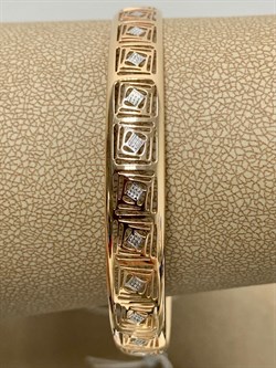 *Браслет р.18,5 Бенгл цв Красное арт 05-0566-00-000-1110-48-219 вес 6,98 г - фото 171177 *Браслет р.18,5 Бенгл цв Красное арт 05-0566-00-000-1110-48-219 вес 6,98 г - фото 171177