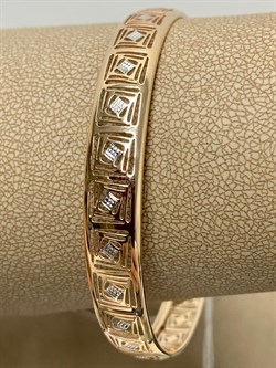 *Браслет р.18,5 Бенгл цв Красное арт 05-0566-00-000-1110-48-219 вес 6,98 г - фото 171178 *Браслет р.18,5 Бенгл цв Красное арт 05-0566-00-000-1110-48-219 вес 6,98 г - фото 171178