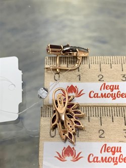 *Серьги Аметист Гранат Микс цв Красное  арт. С124-5064М7-463 вес 6,31 г - фото 171238 *Серьги Аметист Гранат Микс цв Красное  арт. С124-5064М7-463 вес 6,31 г - фото 171238