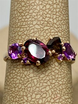 *Кольцо р.17 Родолит Аметист Микс цв Красное арт. К120-1368М1-207 вес 1,85 г - фото 171257 *Кольцо р.17 Родолит Аметист Микс цв Красное арт. К120-1368М1-207 вес 1,85 г - фото 171257