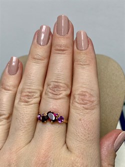 *Кольцо р.17 Родолит Аметист Микс цв Красное арт. К120-1368М1-207 вес 1,85 г - фото 171258 *Кольцо р.17 Родолит Аметист Микс цв Красное арт. К120-1368М1-207 вес 1,85 г - фото 171258