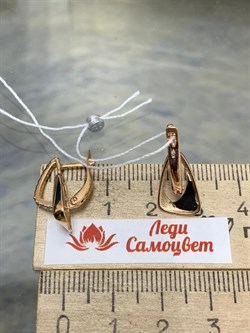 *Серьги Белый Фианит цв Красное арт. 02-4352-00-401-1111-23-194 вес 3,36 г - фото 171638 *Серьги Белый Фианит цв Красное арт. 02-4352-00-401-1111-23-194 вес 3,36 г - фото 171638