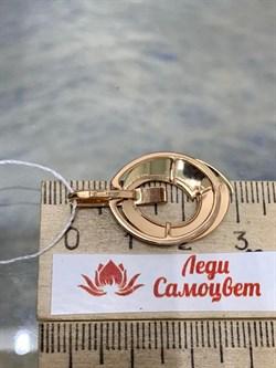 *Подвеска Белый Фианит цв Красное и Лимонное арт. 03-2810-00-401-1113-48-694 вес 2,72 г - фото 171669