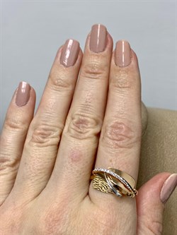 *Кольцо р.20 Белый Фианит цв Красное цв Лимонное арт. 01-5117-00-401-1113-48-779 вес 3,08 г - фото 171689 *Кольцо р.20 Белый Фианит цв Красное цв Лимонное арт. 01-5117-00-401-1113-48-779 вес 3,08 г - фото 171689