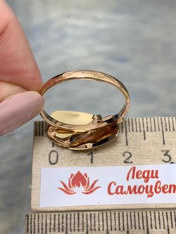 *Кольцо р.20 Белый Фианит цв Красное цв Лимонное арт. 01-5117-00-401-1113-48-779 вес 3,08 г - фото 171690 *Кольцо р.20 Белый Фианит цв Красное цв Лимонное арт. 01-5117-00-401-1113-48-779 вес 3,08 г - фото 171690