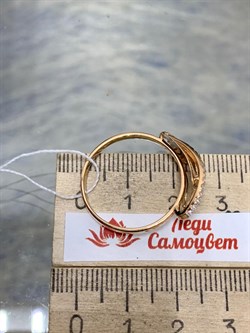 *Кольцо р.20 Белый Фианит цв Красное цв Лимонное арт. 01-5117-00-401-1113-48-779 вес 3,08 г - фото 171692 *Кольцо р.20 Белый Фианит цв Красное цв Лимонное арт. 01-5117-00-401-1113-48-779 вес 3,08 г - фото 171692