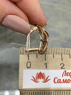 *Серьги Белый Фианит цв Красное цв Лимонное арт. 02-4093-00-401-1113-48-000 вес 3,66 г - фото 171707 *Серьги Белый Фианит цв Красное цв Лимонное арт. 02-4093-00-401-1113-48-000 вес 3,66 г - фото 171707