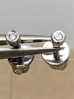 *Пусеты р.10 мм Белый Бр цв Белое арт. 09-00247-03-001-01-03-219, (вес 0,81 г) - фото 171821 *Пусеты р.10 мм Белый Бр цв Белое арт. 09-00247-03-001-01-03-219, (вес 0,81 г) - фото 171821