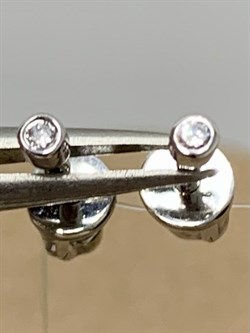 *Пусеты р.10 мм Белый Бр цв Белое арт. 09-00247-03-001-01-03-219, (вес 0,81 г) - фото 171822 *Пусеты р.10 мм Белый Бр цв Белое арт. 09-00247-03-001-01-03-219, (вес 0,81 г) - фото 171822