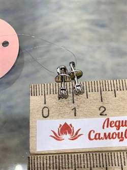 *Пусеты Белый Бр цв Белое арт. 09-01765-03-001-01-03-913, (вес 1,39 г) - фото 171856 *Пусеты Белый Бр цв Белое арт. 09-01765-03-001-01-03-913, (вес 1,39 г) - фото 171856