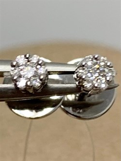 *Пусеты Белый Бр цв Белое арт. 09-01765-03-001-01-03-913, (вес 1,39 г) - фото 171860 *Пусеты Белый Бр цв Белое арт. 09-01765-03-001-01-03-913, (вес 1,39 г) - фото 171860