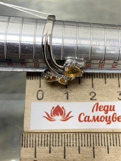 *Кольцо р.19 Цитрин арт. SM-R02917-X-W-YS-X-W-251 вес 3,85 г - фото 172022 *Кольцо р.19 Цитрин арт. SM-R02917-X-W-YS-X-W-251 вес 3,85 г - фото 172022