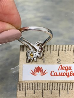 *Кольцо р.19 Цитрин арт. SM-R02917-X-W-YS-X-W-251 вес 3,85 г - фото 172029 *Кольцо р.19 Цитрин арт. SM-R02917-X-W-YS-X-W-251 вес 3,85 г - фото 172029
