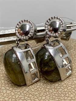 *Серьги Пусеты Лабрадор арт. SM-E00737-X-W-GR-X-X-479 вес 5,13 г - фото 172050 *Серьги Пусеты Лабрадор арт. SM-E00737-X-W-GR-X-X-479 вес 5,13 г - фото 172050