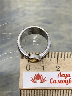 *Кольцо р.19 Цитрин арт. SM-R02900-X-W-YS-X-X-023 вес 6,45 г - фото 172451 *Кольцо р.19 Цитрин арт. SM-R02900-X-W-YS-X-X-023 вес 6,45 г - фото 172451