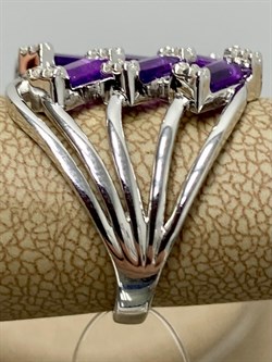 *Кольцо р.16,5 Аметист арт. SM-R02914-X-W-Pur-X-W-198 вес 5,82 г - фото 172525 *Кольцо р.16,5 Аметист арт. SM-R02914-X-W-Pur-X-W-198 вес 5,82 г - фото 172525