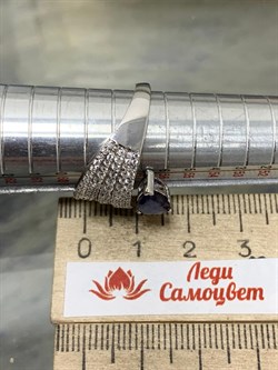 *Кольцо р.17,5 Иолит арт. SM-R02915-X-W-BL-X-W-768 вес 3,92 г - фото 172704 *Кольцо р.17,5 Иолит арт. SM-R02915-X-W-BL-X-W-768 вес 3,92 г - фото 172704