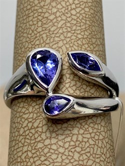 *Кольцо р.18,5 Танзанит арт. SM-R02913-X-W-TN-X-X-072 вес 4,21 г - фото 172820 *Кольцо р.18,5 Танзанит арт. SM-R02913-X-W-TN-X-X-072 вес 4,21 г - фото 172820