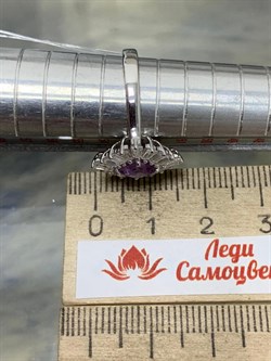 *Кольцо р.17 Аметист арт. SM-R02896-X-W-Pur-X-W-194 вес 2,89 г - фото 172845 *Кольцо р.17 Аметист арт. SM-R02896-X-W-Pur-X-W-194 вес 2,89 г - фото 172845