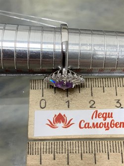 *Кольцо р.19 Аметист арт. SM-R02896-X-W-Pur-X-W-557 вес 3,53 г - фото 172856 *Кольцо р.19 Аметист арт. SM-R02896-X-W-Pur-X-W-557 вес 3,53 г - фото 172856