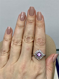 *Кольцо р.19 Аметист арт. SM-R02896-X-W-Pur-X-W-557 вес 3,53 г - фото 172862 *Кольцо р.19 Аметист арт. SM-R02896-X-W-Pur-X-W-557 вес 3,53 г - фото 172862