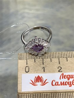 *Кольцо р.19 Аметист арт. SM-R02896-X-W-Pur-X-W-557 вес 3,53 г - фото 172884 *Кольцо р.19 Аметист арт. SM-R02896-X-W-Pur-X-W-557 вес 3,53 г - фото 172884