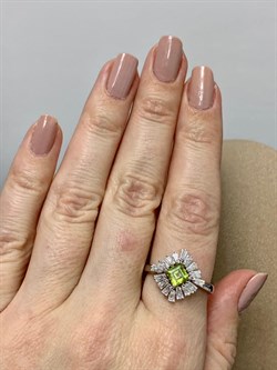 *Кольцо р.19 Хризолит арт. SM-R02896-X-W-S-X-W-469 вес 3,61 г - фото 172893 *Кольцо р.19 Хризолит арт. SM-R02896-X-W-S-X-W-469 вес 3,61 г - фото 172893