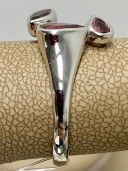 *Кольцо р.20 Розовый Турмалин арт. SM-R02913-X-W-Pin-X-X-147 вес 4,17 г - фото 172928