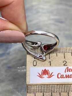 *Кольцо р.20 Розовый Турмалин арт. SM-R02913-X-W-Pin-X-X-147 вес 4,17 г - фото 172933