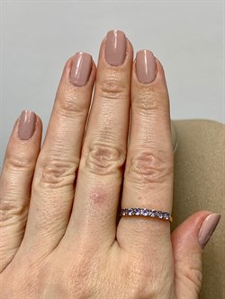 *Кольцо р.18 Танзанит цв Лимонное арт. К324-1515Тнз-797 вес 1,32 г - фото 173133