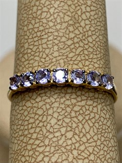 *Кольцо р.18 Танзанит цв Лимонное арт. К324-1515Тнз-797 вес 1,32 г - фото 173134