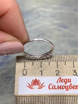 *Кольцо р.16,5 Танзанит цв Белое арт. К225-1515Тнз-421 вес 1,19 г - фото 173142 *Кольцо р.16,5 Танзанит цв Белое арт. К225-1515Тнз-421 вес 1,19 г - фото 173142