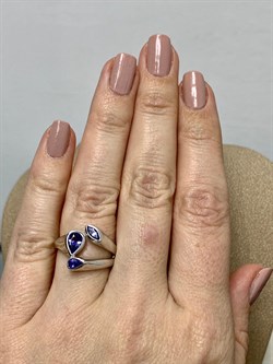 *Кольцо р.16,5 Танзанит арт. SM-R02913-X-W-TN-X-X-037 вес 3,88 г - фото 173371 *Кольцо р.16,5 Танзанит арт. SM-R02913-X-W-TN-X-X-037 вес 3,88 г - фото 173371