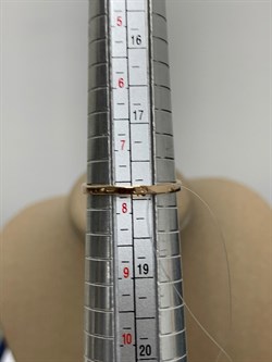 *Кольцо р.18 Синяя Шпинель цв Красное арт. К110-5493ШС-618 вес 3,3 г - фото 173413