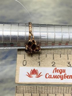 *Кольцо р.17 Гранат Пироп цв Красное арт. К120-3527Гр-191 вес 1,98 г - фото 173458