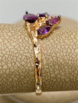 *Кольцо р.18 Аметист Родолит цв Красное арт. К124-3527М7-019 вес 2,11 г - фото 173488 *Кольцо р.18 Аметист Родолит цв Красное арт. К124-3527М7-019 вес 2,11 г - фото 173488