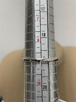 *Кольцо р.19 Цаворит арт. SM-R02911-X-WB-Gr-X-B-459 (вес 2,98 г) - фото 173530