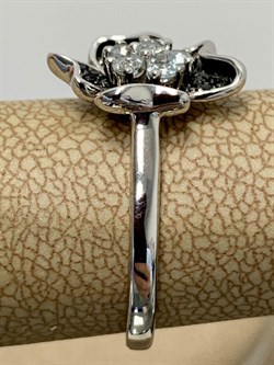 *Кольцо р.16,5 Голубой Топаз арт. SM-R02911-X-WB-SBT-X-B-175 (вес 2,79 г) - фото 173610