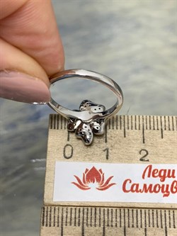 *Кольцо р.16,5 Голубой Топаз арт. SM-R02911-X-WB-SBT-X-B-175 (вес 2,79 г) - фото 173614