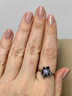 *Кольцо р.17,5 Танзанит арт. SM-R02911-X-WB-TN-X-B-213 (вес 2,94 г) - фото 173633 *Кольцо р.17,5 Танзанит арт. SM-R02911-X-WB-TN-X-B-213 (вес 2,94 г) - фото 173633